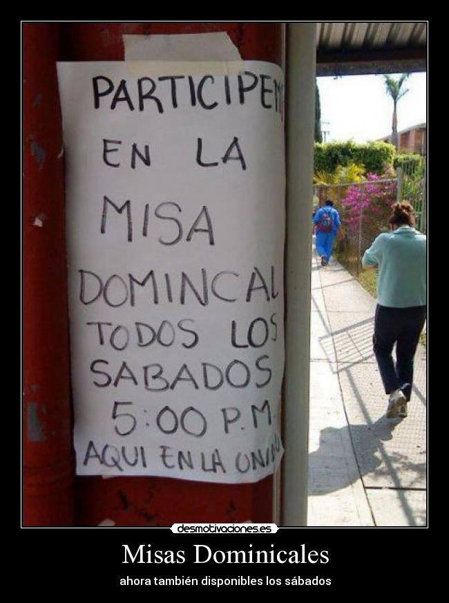 Misas Dominicales -