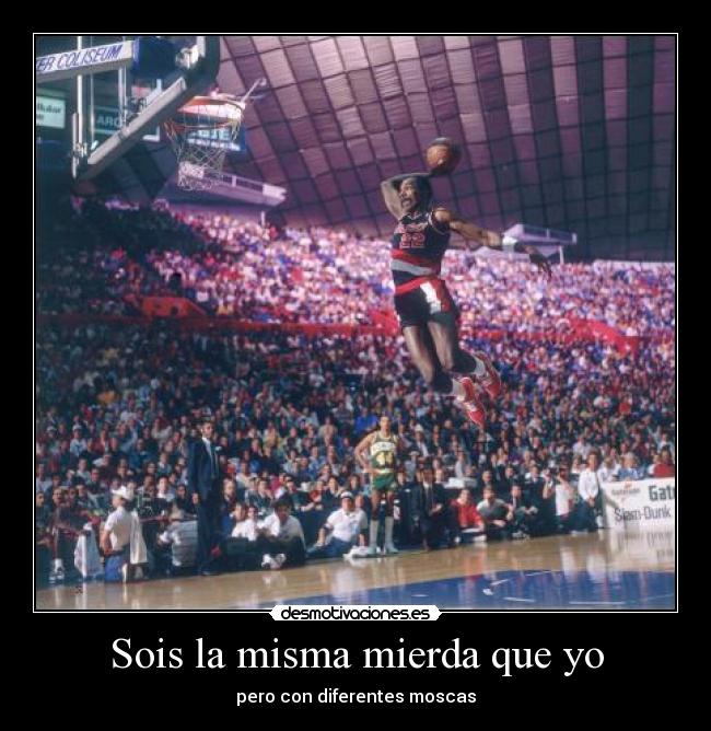 Sois la misma mierda que yo - pero con diferentes moscas