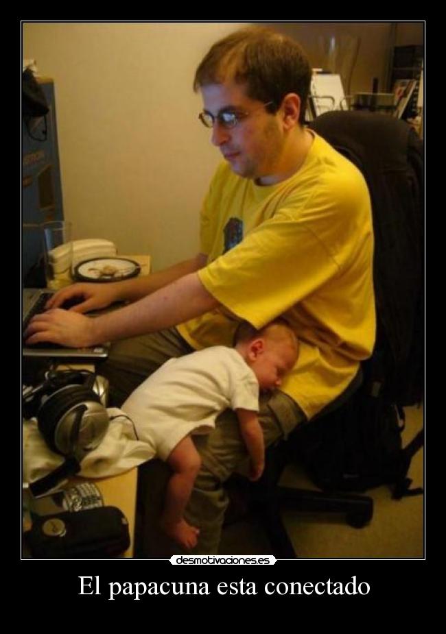 El papacuna esta conectado -