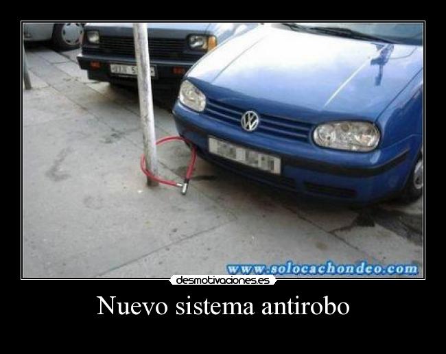 Nuevo sistema antirobo - 
