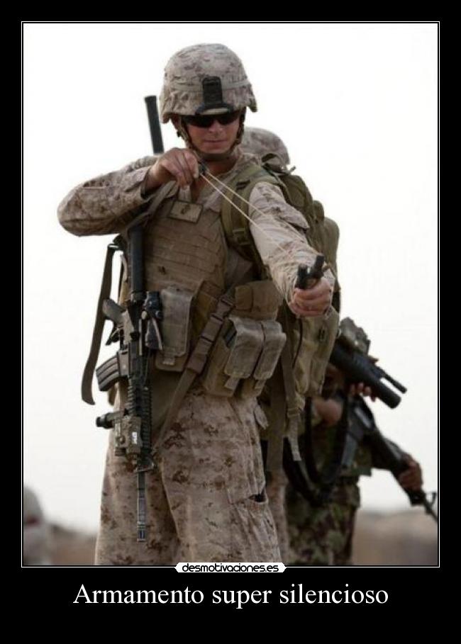 Armamento super silencioso -