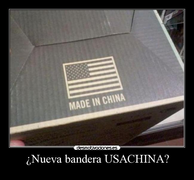 ¿Nueva bandera USACHINA? -