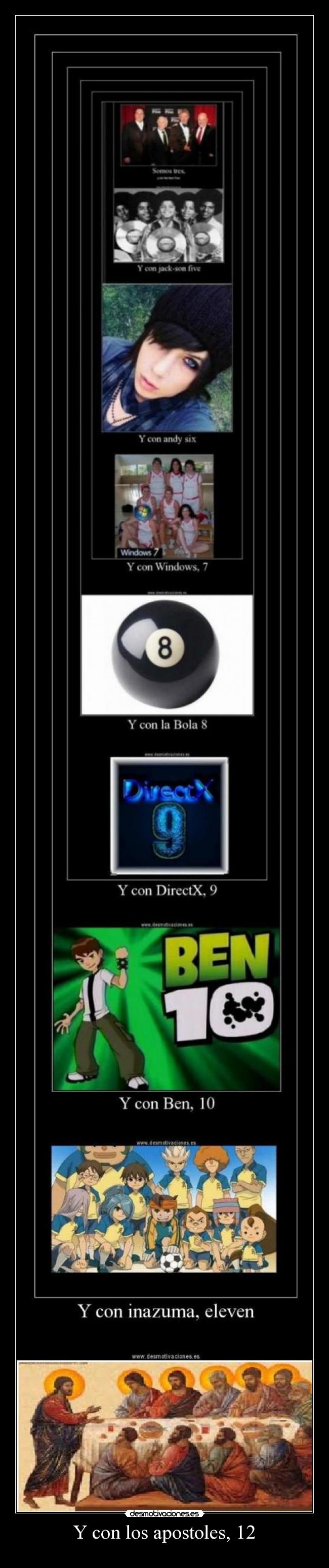 Y con los apostoles, 12 - 