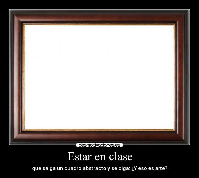 Estar en clase - 