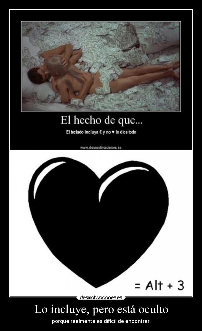 Lo incluye, pero está oculto -