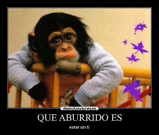 QUE ABURRIDO ES -