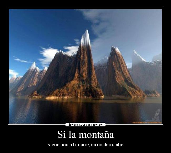Si la montaña - 