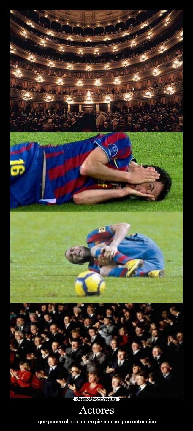 Actores - que ponen al público en pie con su gran actuación