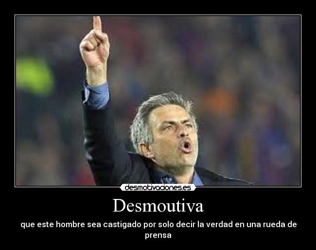 Desmoutiva - que este hombre sea castigado por solo decir la verdad en una rueda de prensa