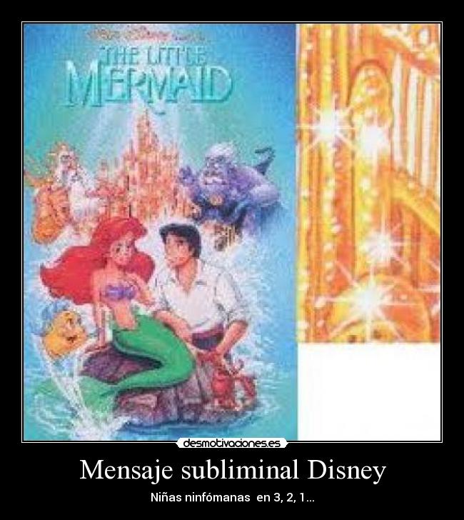 Mensaje subliminal Disney - Niñas ninfómanas en 3, 2, 1...