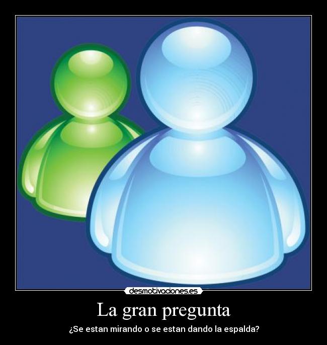 carteles msn logo cara espaldas desmotivaciones
