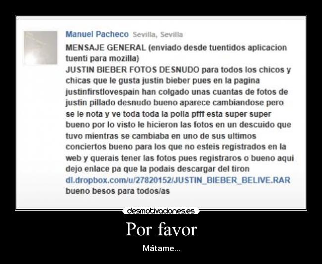 Por favor -