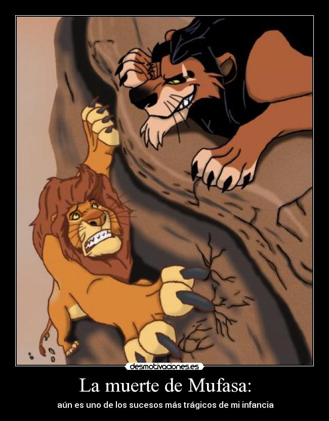 La muerte de Mufasa: -