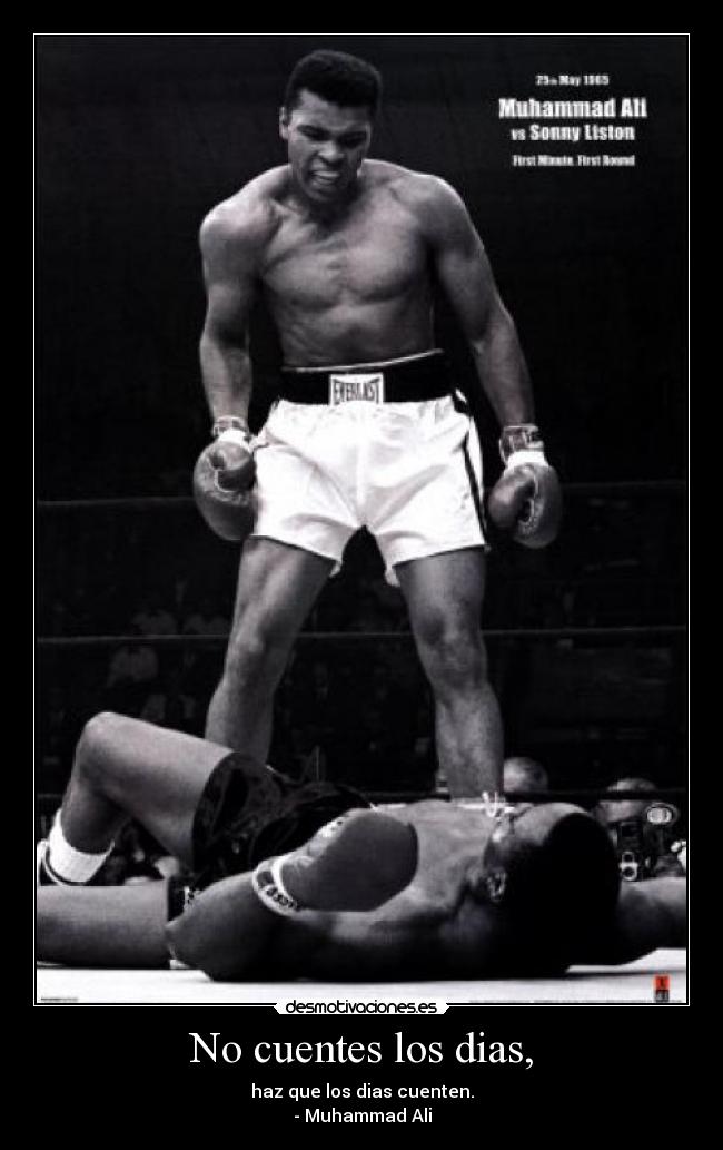carteles muhammad ali desmotivaciones