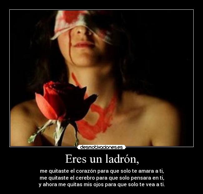 Eres un ladrón, - 
