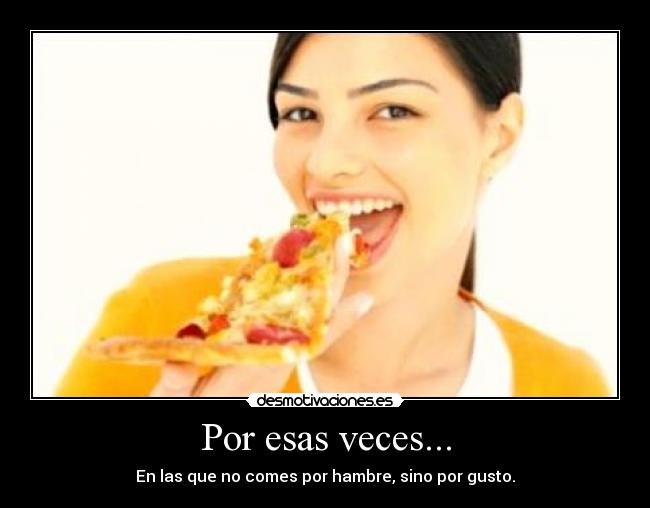 Por esas veces... - 