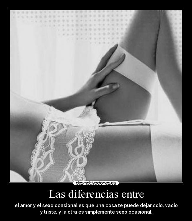 Las diferencias entre -