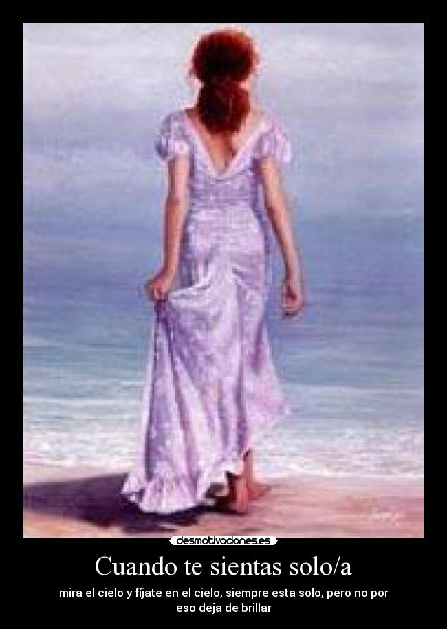 Cuando te sientas solo/a -