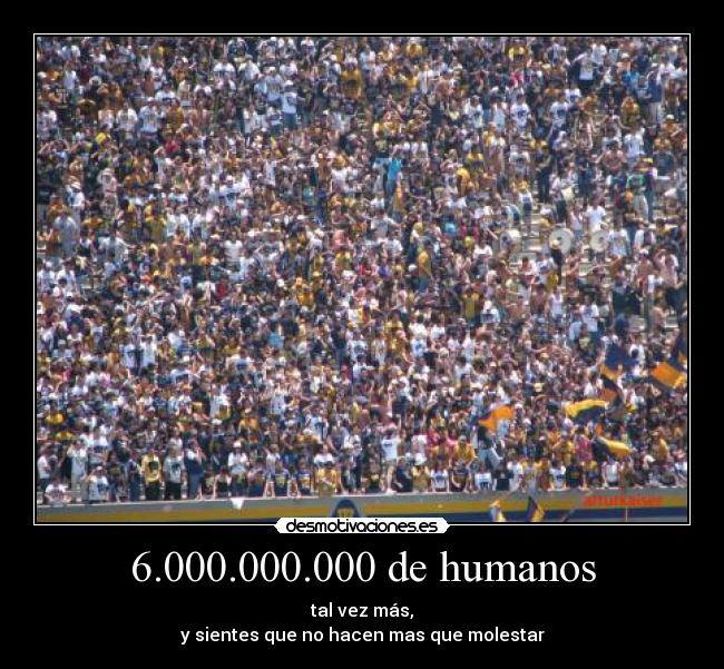 6.000.000.000 de humanos -