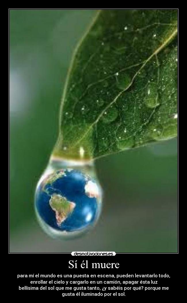 Sí él muere - 