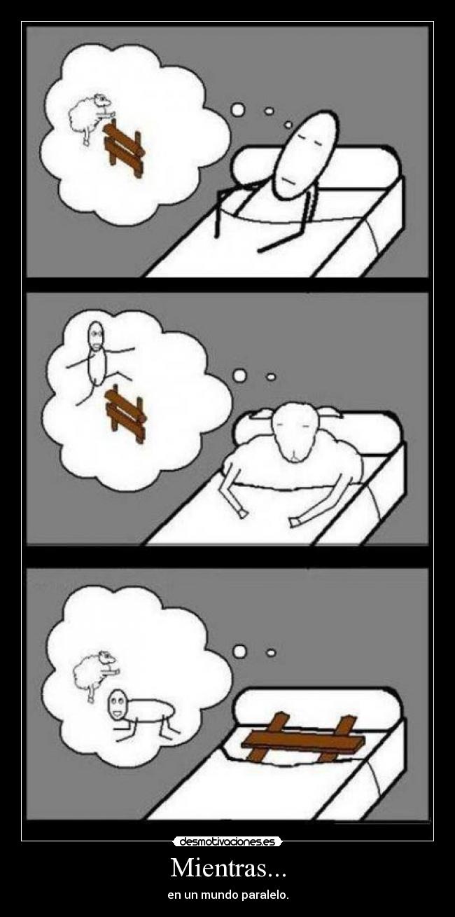 Mientras... - en un mundo paralelo.