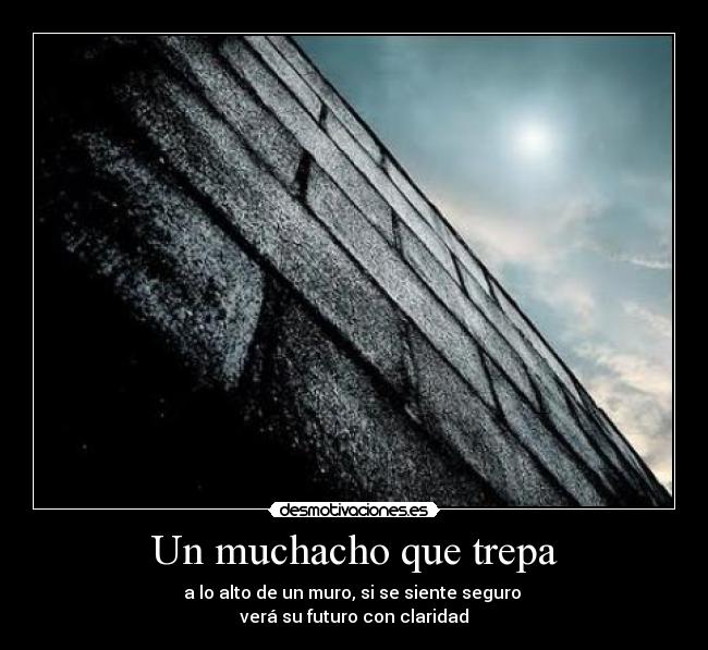 Un muchacho que trepa - 