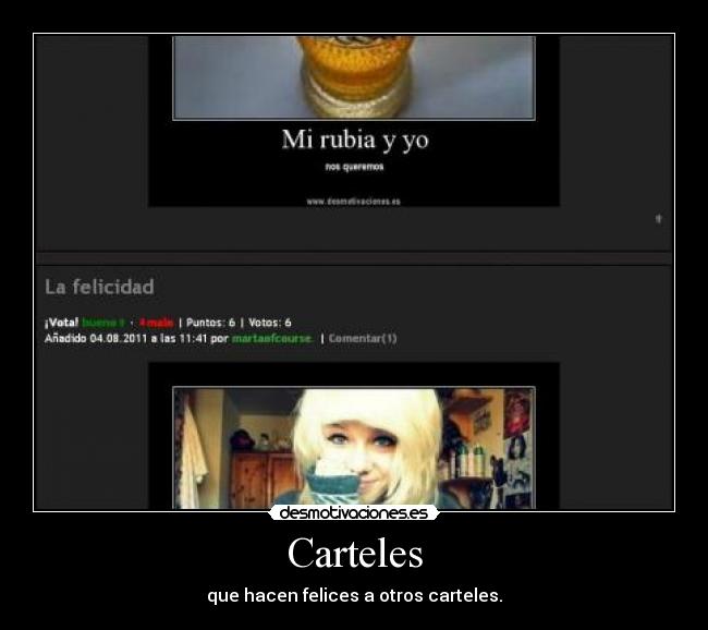 Carteles - que hacen felices a otros carteles.