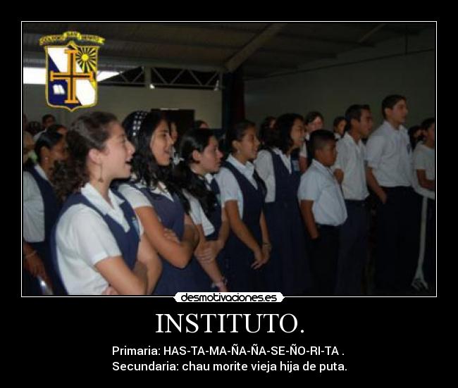 INSTITUTO. -