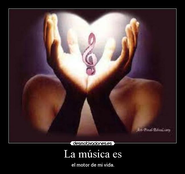 La música es -