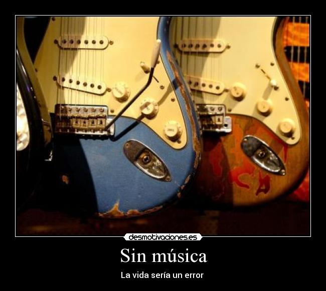 Sin música -