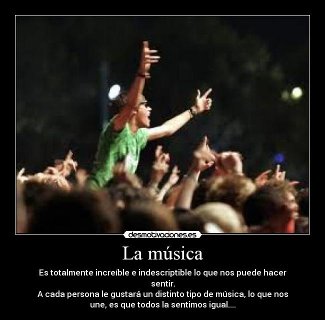La música -