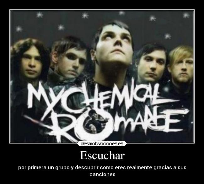 Escuchar - por primera un grupo y descubrir como eres realmente gracias a sus canciones