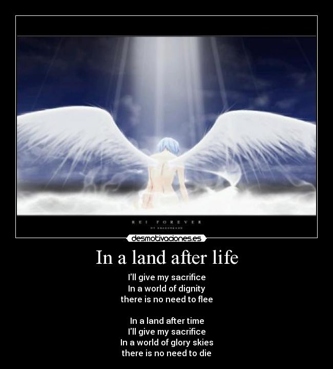 In a land after life - 