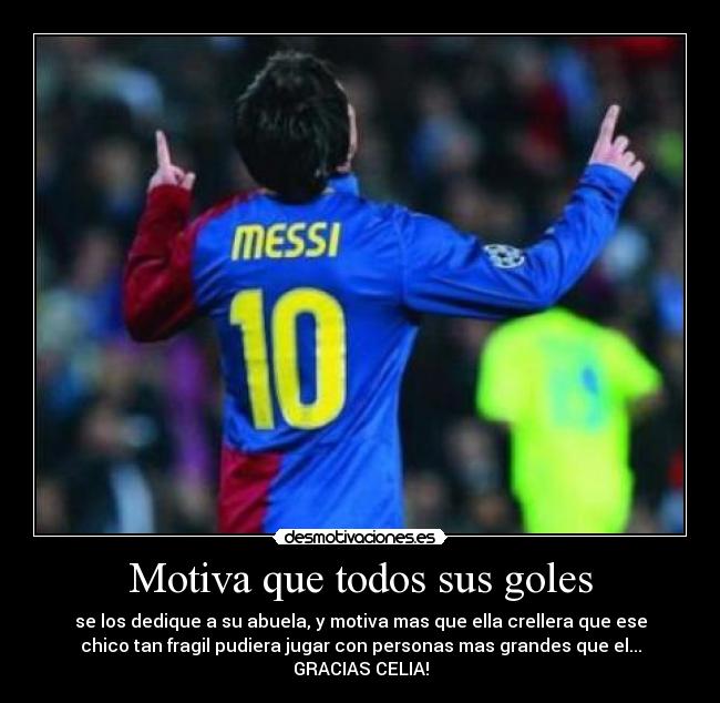 Motiva que todos sus goles - 