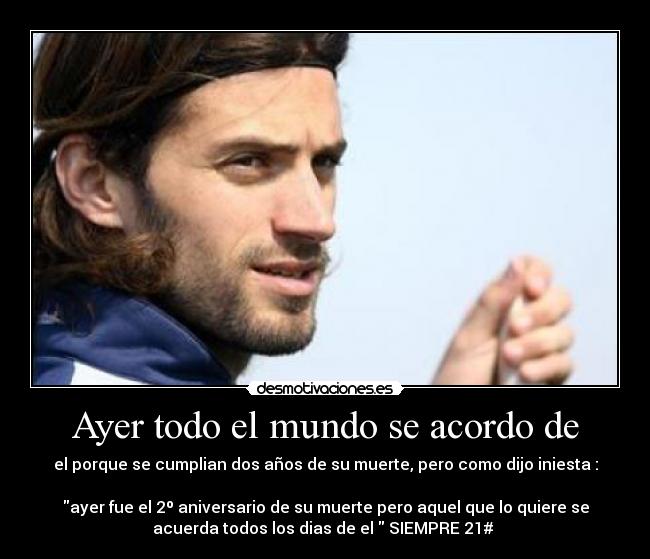 Ayer todo el mundo se acordo de -