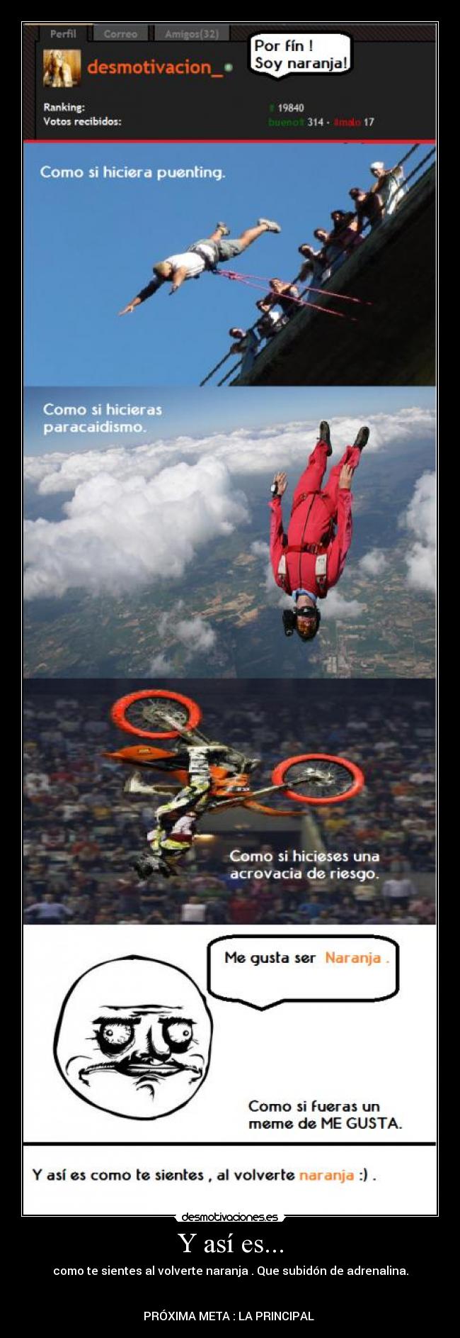 carteles naranja principal desmotivaciones