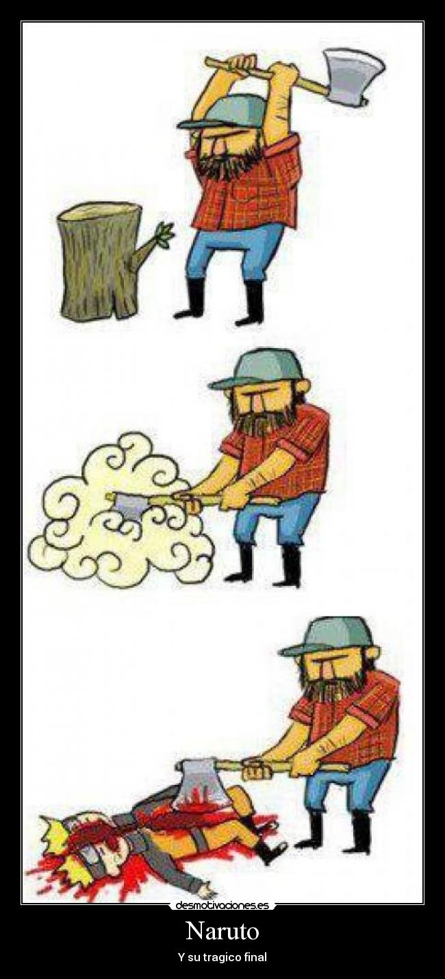Naruto - Y su tragico final