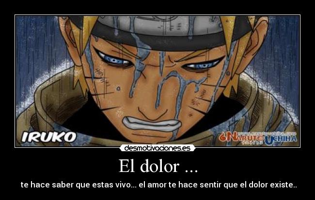 El dolor ... -