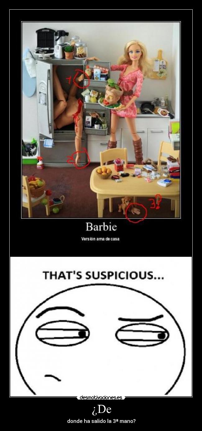 ¿De - donde ha salido la 3ª mano?
