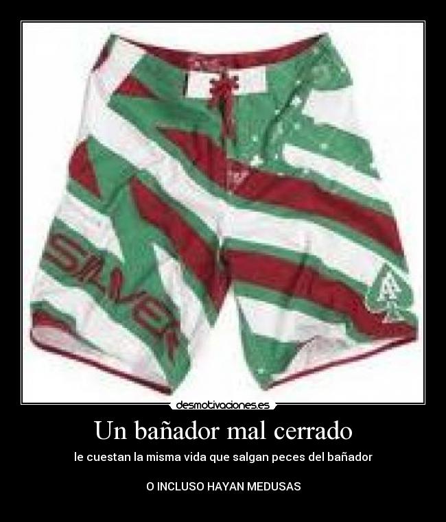 Un bañador mal cerrado - 