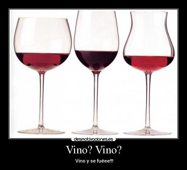 Vino? Vino? -