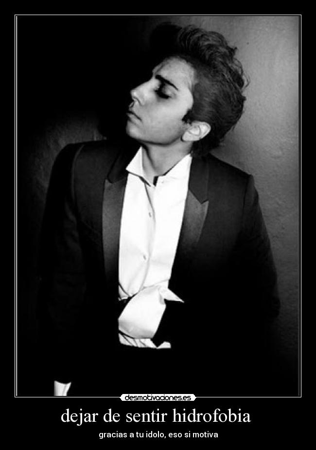 dejar de sentir hidrofobia  - 