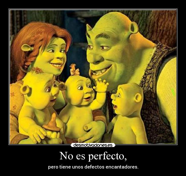 No es perfecto, - 