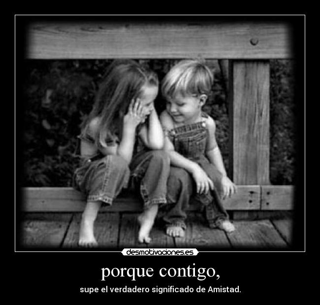 porque contigo, - 