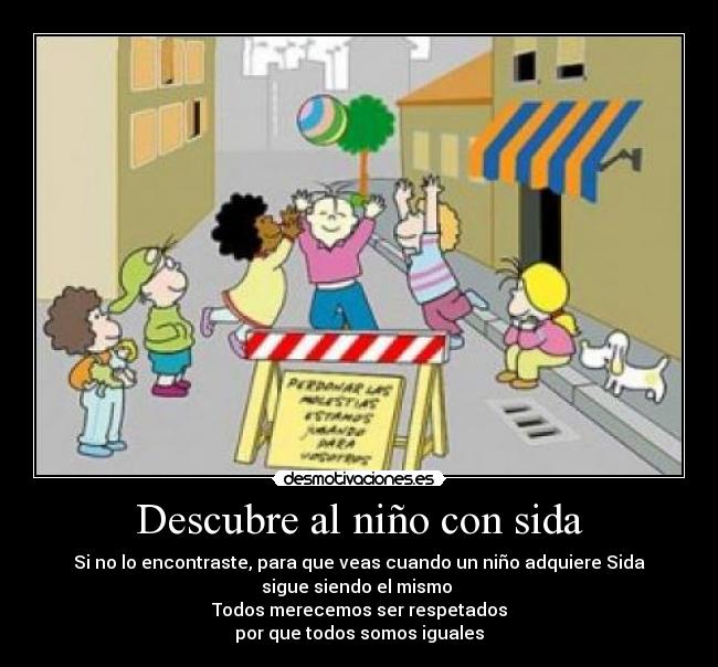 Descubre al niño con sida -