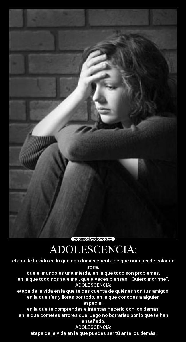 ADOLESCENCIA: -