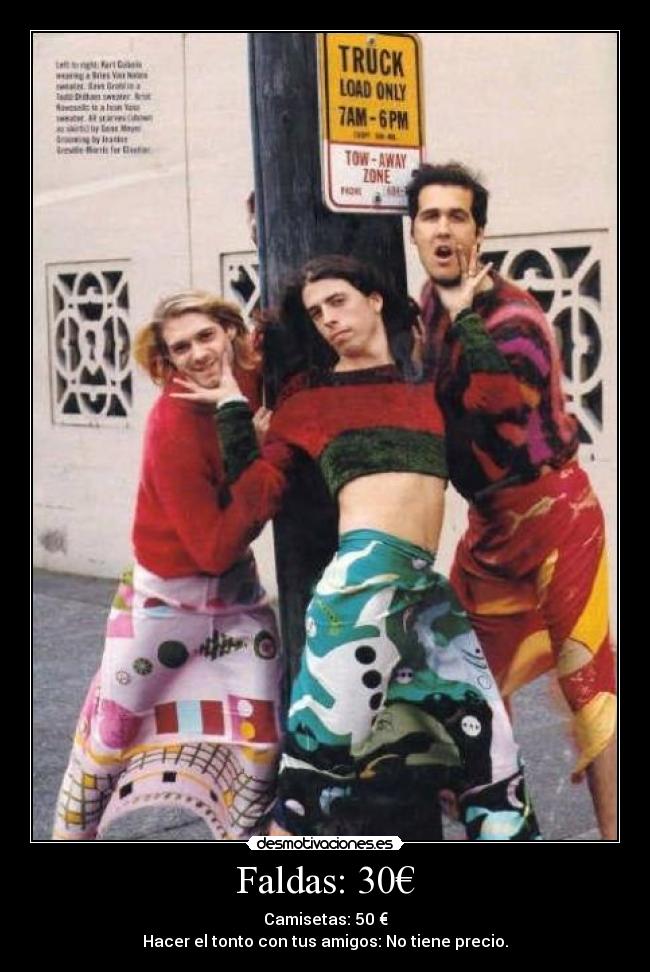 Faldas: 30€ - 