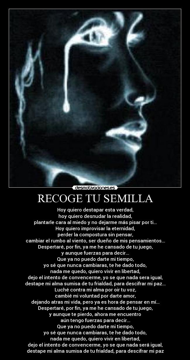 RECOGE TU SEMILLA -