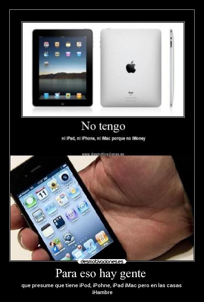 Para eso hay gente -