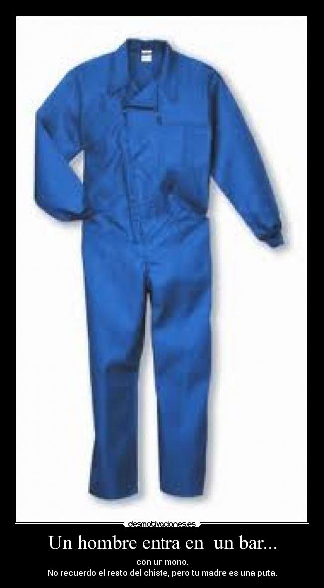 Un hombre entra en un bar... -